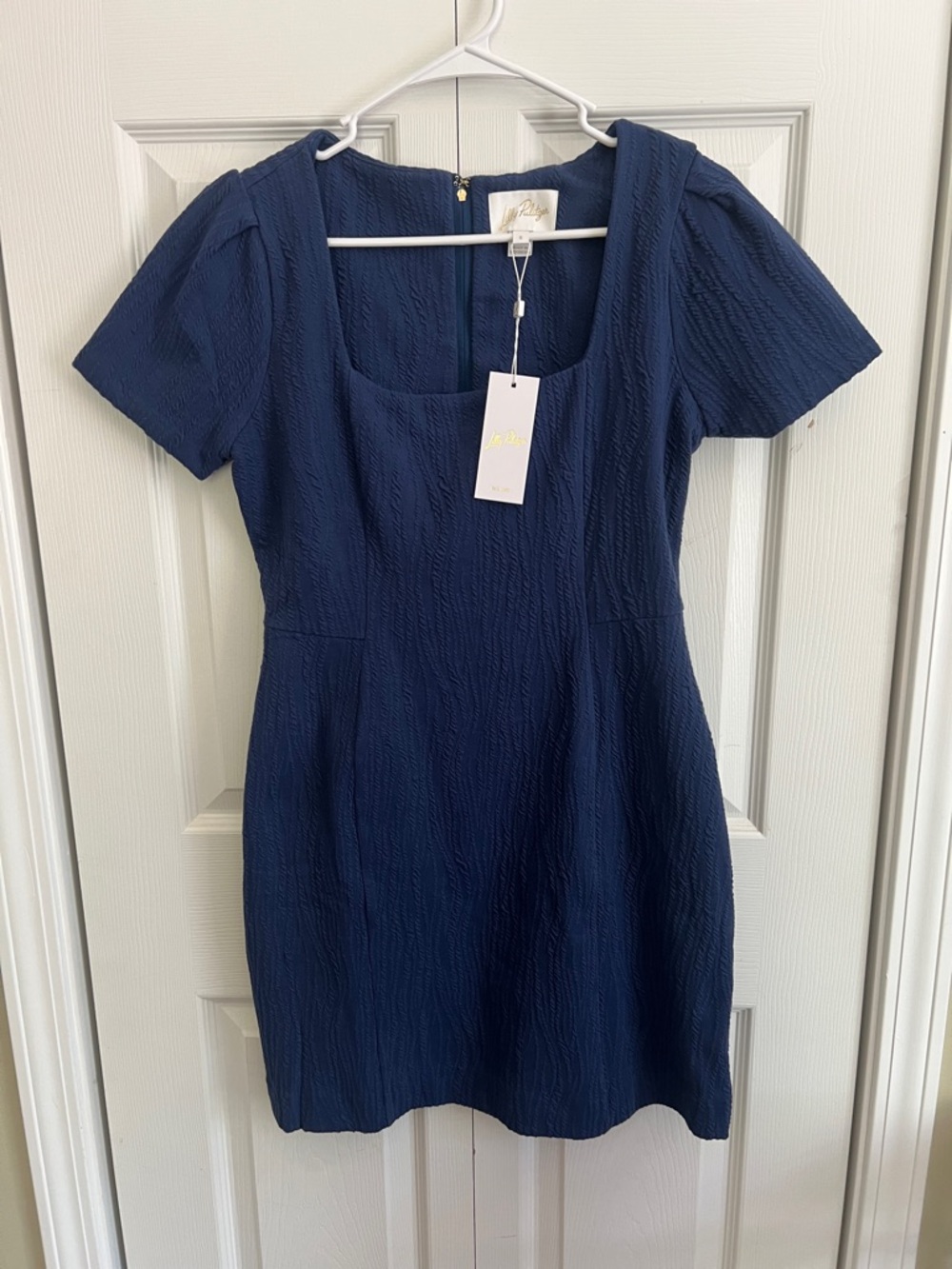 NWT Lilly Pulitzer Textured Square Neck Dress